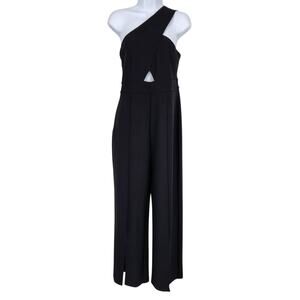 Abercrombie & Fitch Black Crisscross Halter Jumpsuit – Size M - Party Chic